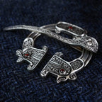 St Ninian's Hoard Pictish Penannular Red