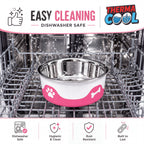 ThermaCool Dog Bowl - Hot Pink