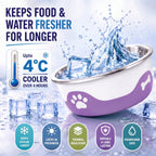 ThermaCool Dog Bowl - Grape