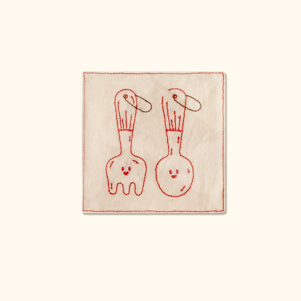 Daily White | Tea Towel & Coaster