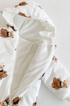 The Bear Puffer Suit with Hood
