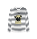 Pug-tastic Breton Long-Sleeve T-Shirt for Kids – Stripe Up the Fun!