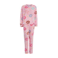 Ladies Warm Fleece Pyjama Sets with Long Sleeves | Loungewear Tops & Bottoms