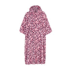 Ladies Oversized Blanket Hoodie - Extra Long Fleece Poncho with Kangaroo Pocket