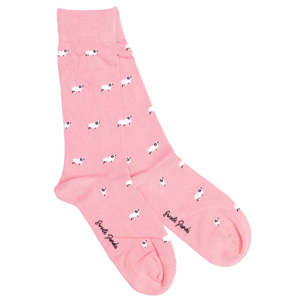 Sheep Bamboo Socks (Comfort Cuff)