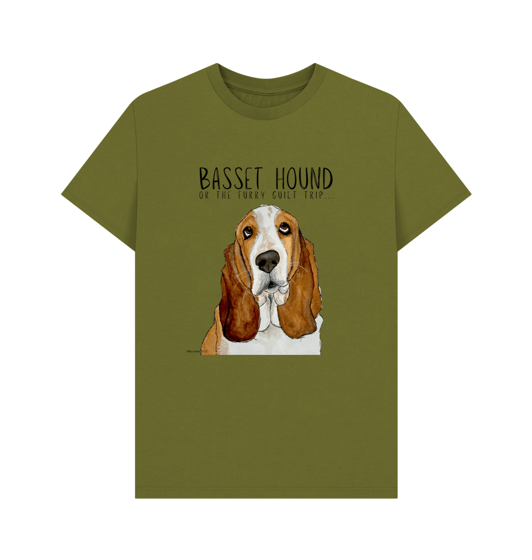 Basset Hound Men’s T-Shirt: The Ultimate Guilt Trip in Style!