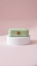Travel Jewellery Box – Compact Trinket Organizer With Mirror