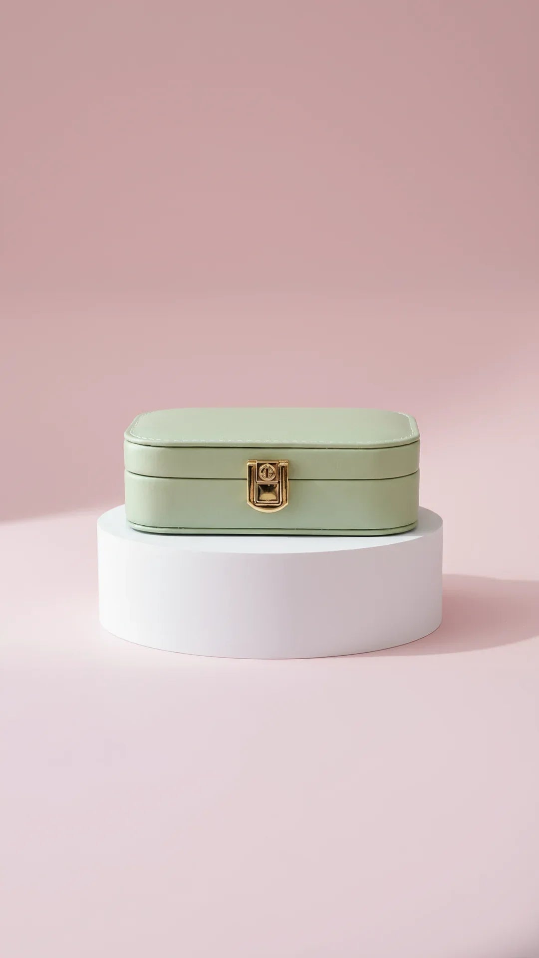 Travel Jewellery Box – Compact Trinket Organizer With Mirror