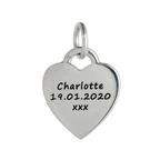 Baby Footsteps Personalised Silver Charm