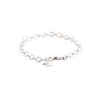 Mini Lifetime Silver Star Charm Bracelet