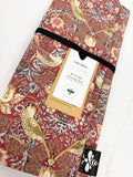 Strawberry Thief Red Drying Mat