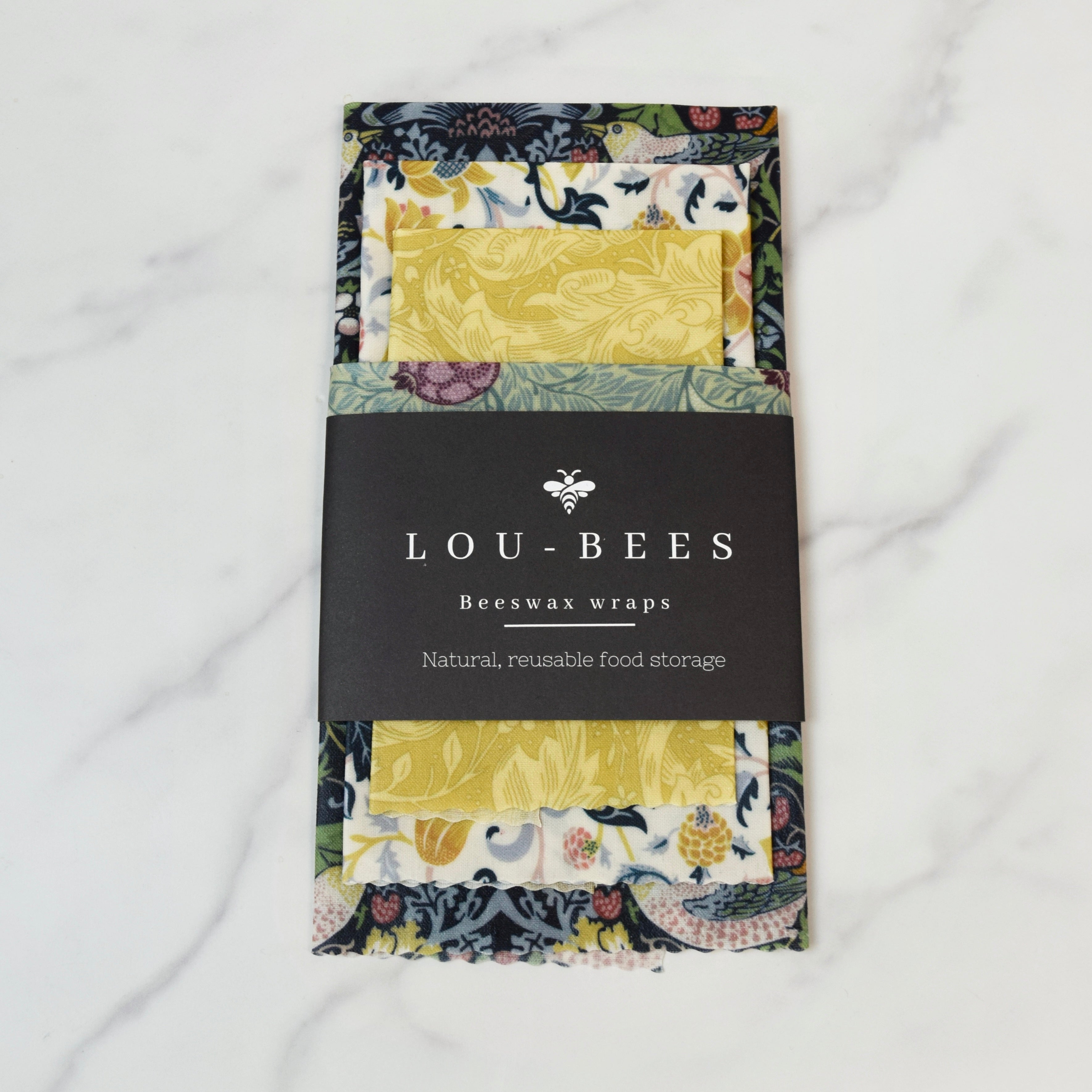 William Morris country View Beeswax wraps