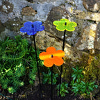 Garden Décor Ornaments Set of 3 'Blossoms'