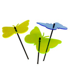 Large Garden Decor Ornaments Set of 3 'Gatekeeper Butterflies'