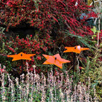 Large Garden Décor Ornaments Set of 3 'Shining Star'