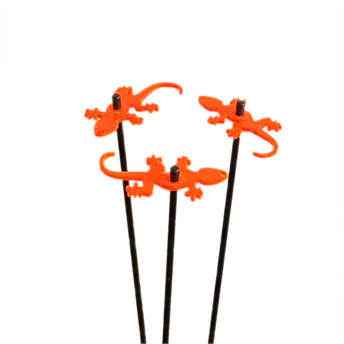 Medium Garden Décor Ornaments Set of 3 'Geckos'