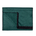 Green Herringbone Bamboo Scarf