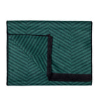 Green Herringbone Bamboo Scarf