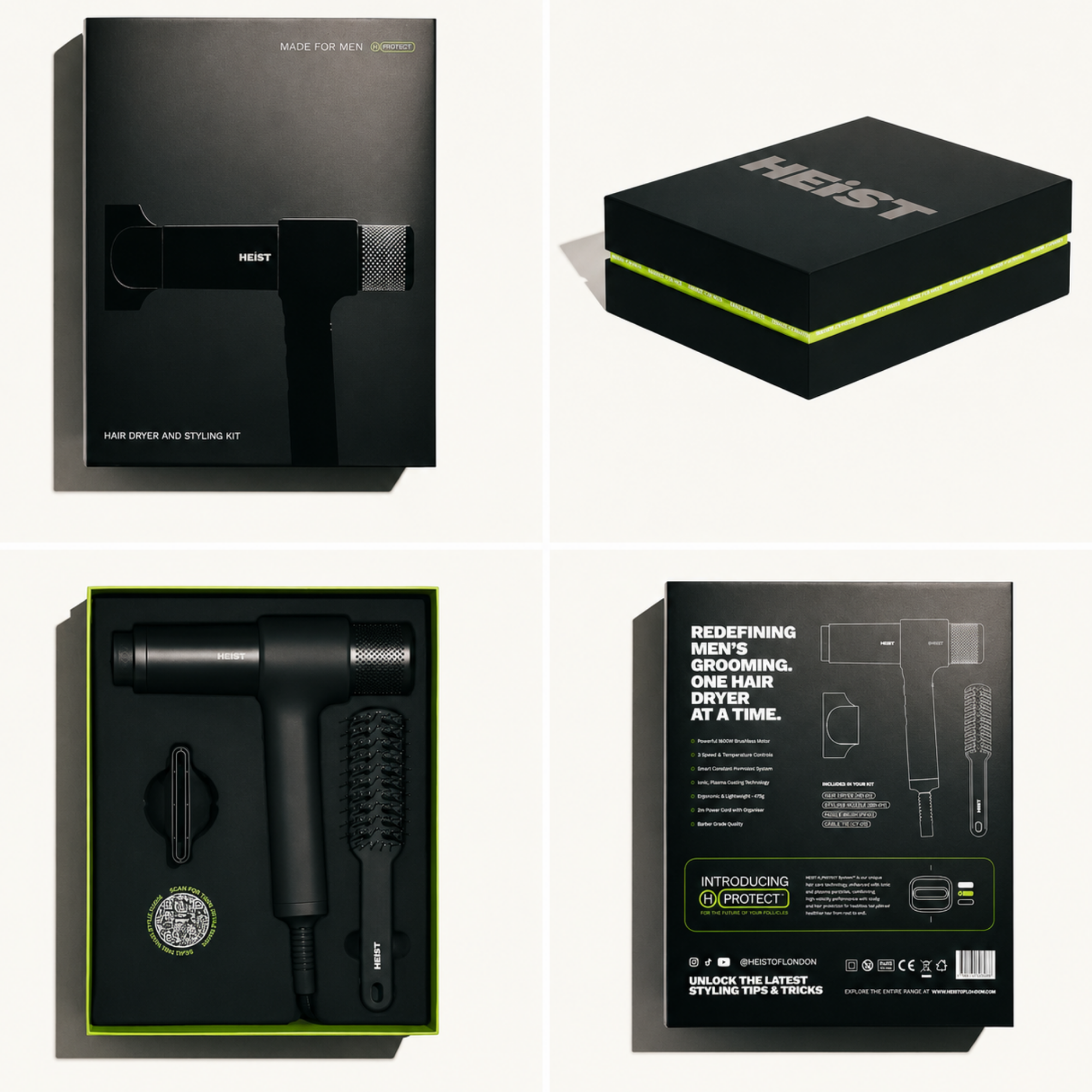 Smart Hair Dryer & Styler Kit | Heist 3.0
