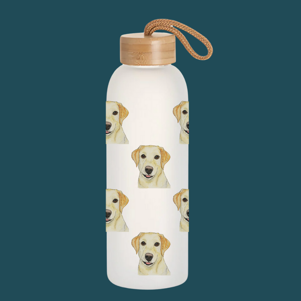 Stay Pawsitively Hydrated – Om Nom Nomnivore Glass Bottle
