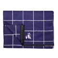 Blue Check Bamboo Scarf