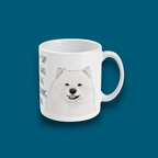 Samoyed Stalker: The Mug That Watches Your Every Sip