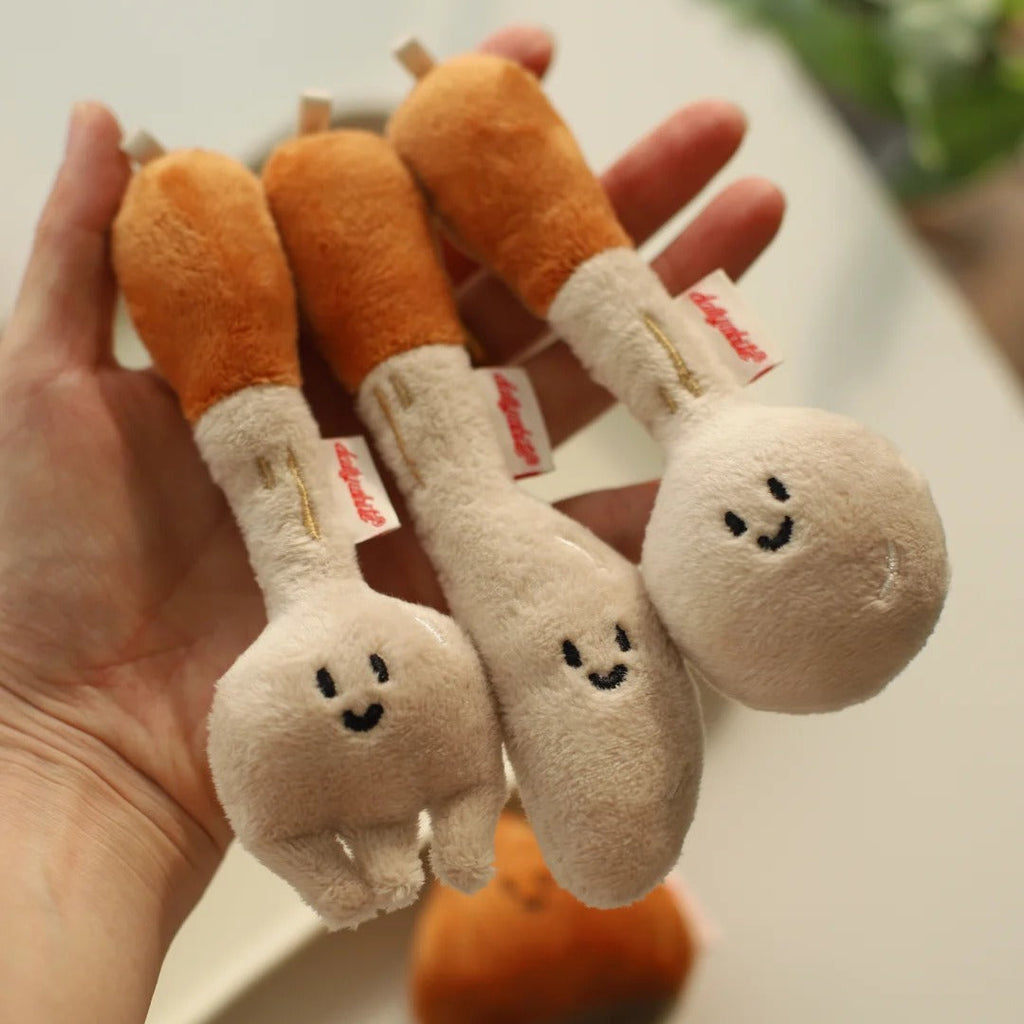 Daily White | Spoon And Fork Plush Charm