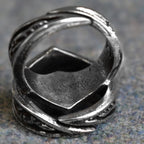 Isa Letter I Rune Ring - Adjustable
