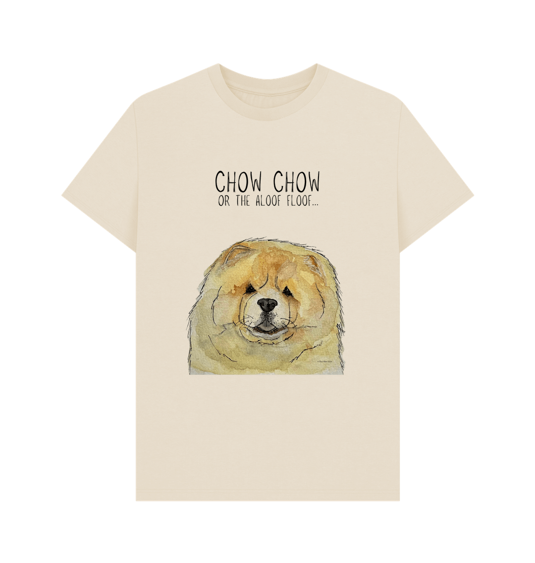 Fawn Chow Chow "Aloof Floof" Men's T-Shirt – Style with a Fluffy Twist!