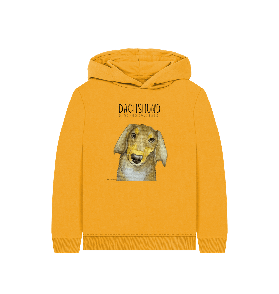 Mischievous Long Haired Sausage Hoodie – Snuggles, Sass & Sustainability!