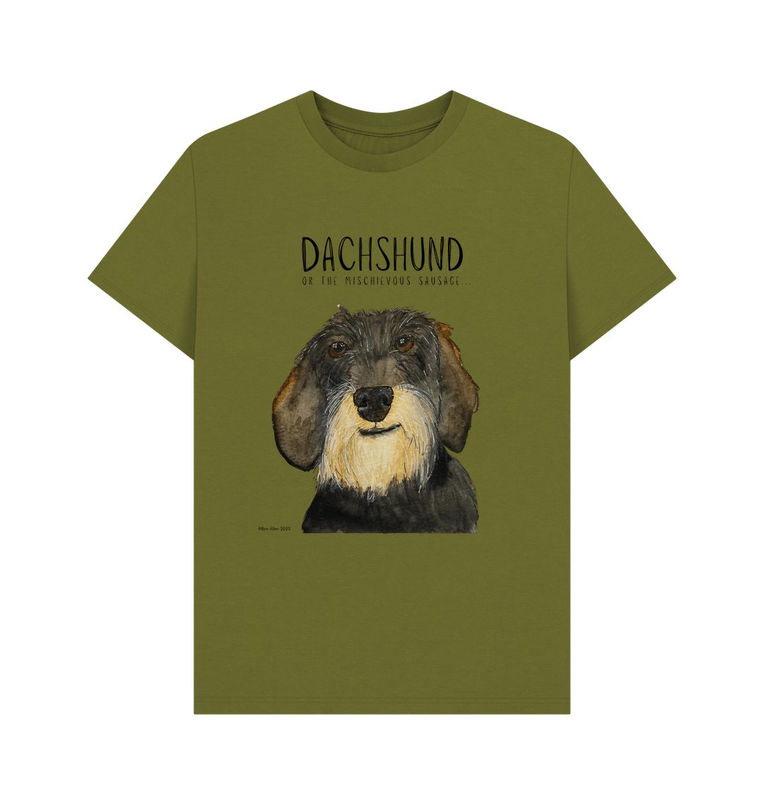 Wire Haired Dachshund Tee – Mischievous Hot Dog Energy!