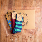 Get fresh pairs of super soft bamboo socks each month.