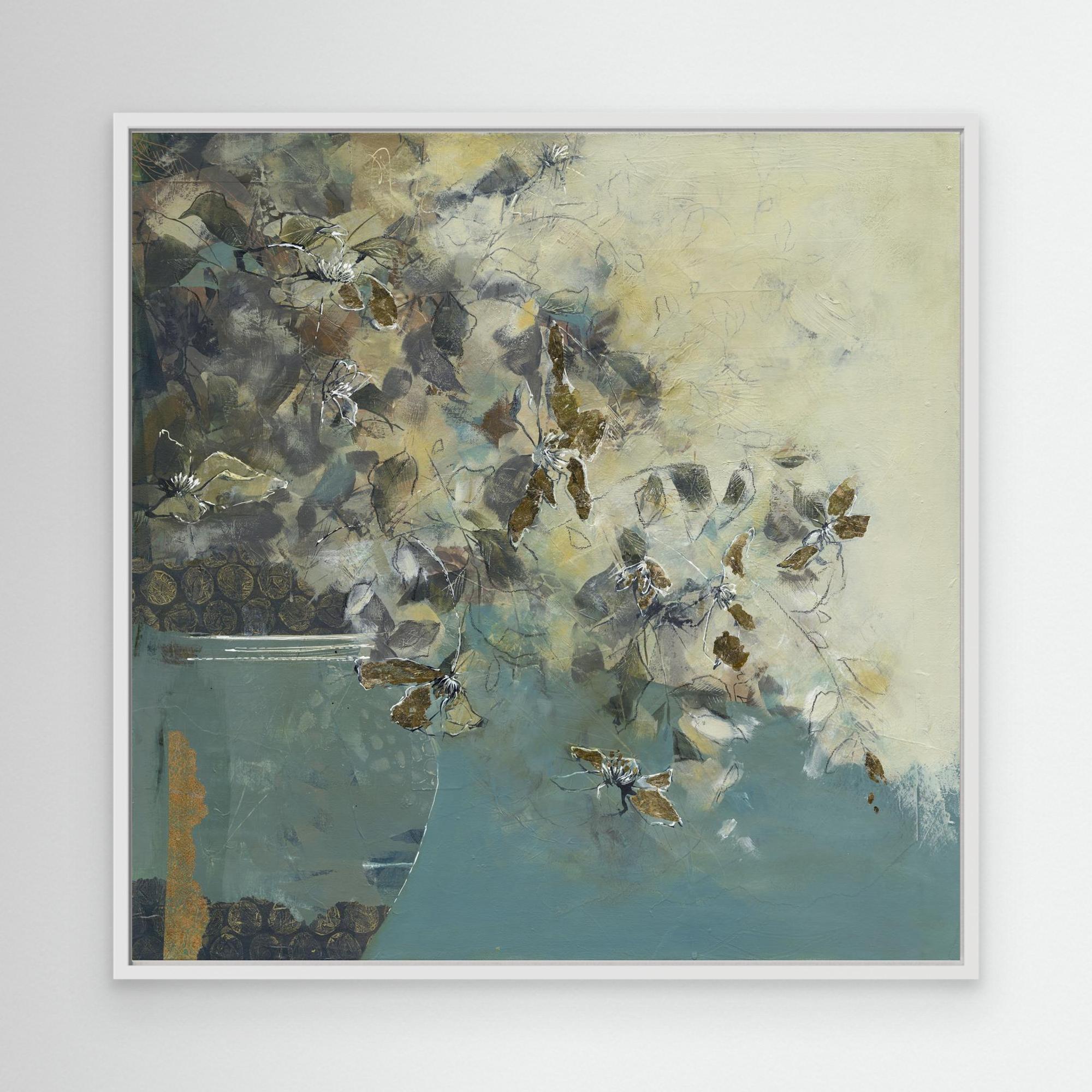 Golden Blooms - Canvas Art Print