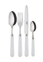 4- Pieces Pop Unis White Cutlery Set