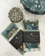William Morris Kelmscott Garden Beeswax Wraps – 4 Pack