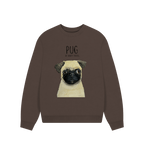 Pug Women's Oversized Sweatshirt