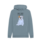 Bulldog Power: Furry Road Drill Men’s Hoodie for Ultimate Cool!