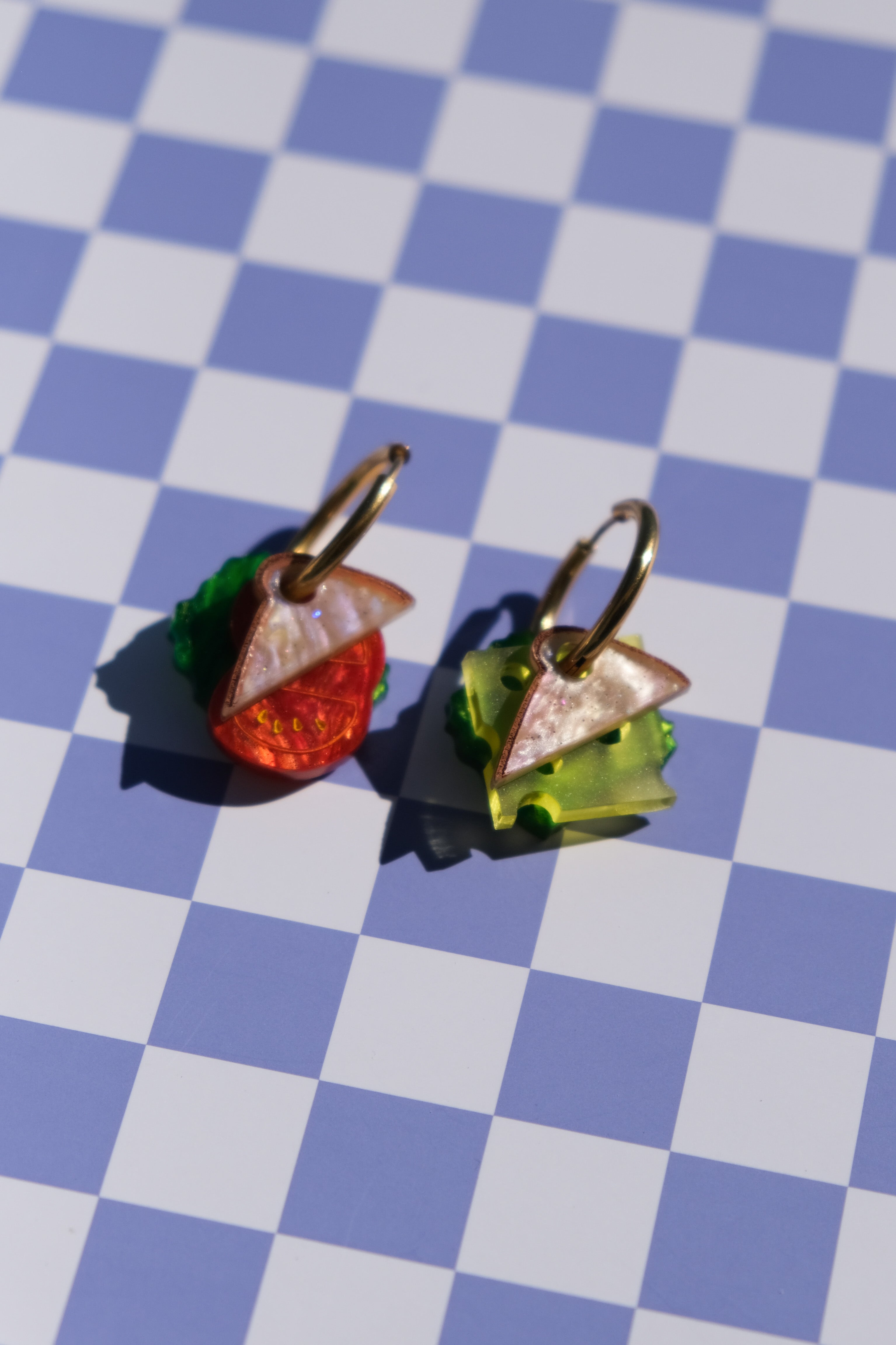 Classic Sandwich Hoop Earrings