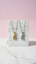 Personalized Initial Letter Pendant Crystal Necklace