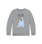 Furry Road Cool: Bulldog Power Kid’s Sweatshirt for Playtime Warriors!