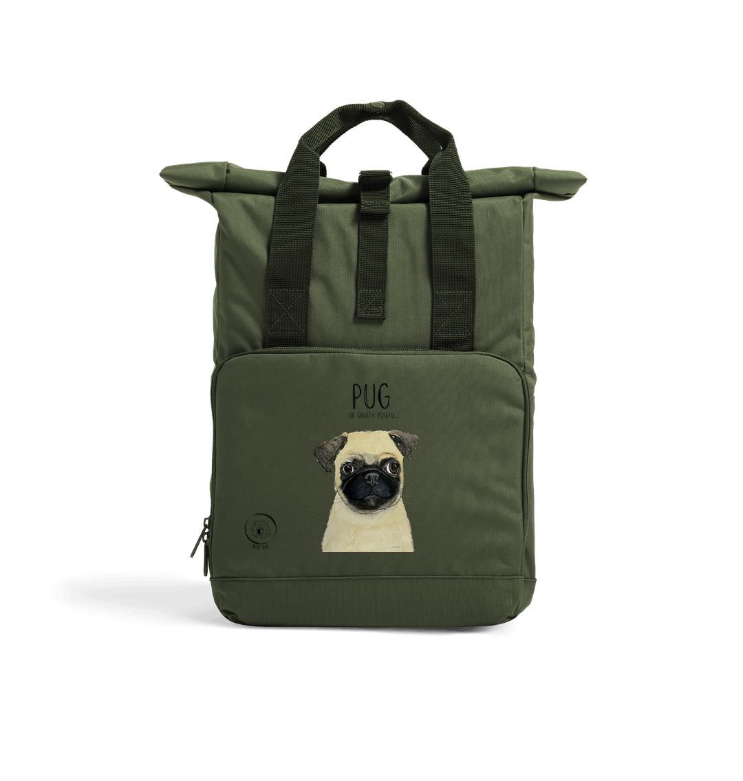 Pug or Snorty Potato?" Ethical Backpack for Pug Lovers!