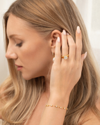 Moissanite Bracelet in 18k Gold Vermeil