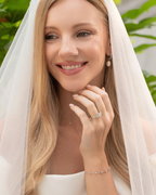 2 ct Round Solitaire Moissanite Engagement Ring in Sterling Silver