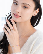 Lavender Amethyst Oval Stud Earrings in 18k Gold Vermeil
