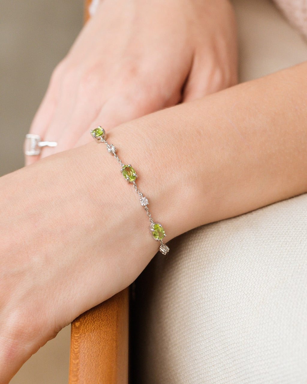 Mini Set 2 - Peridot Jewellery Set in Sterling Silver
