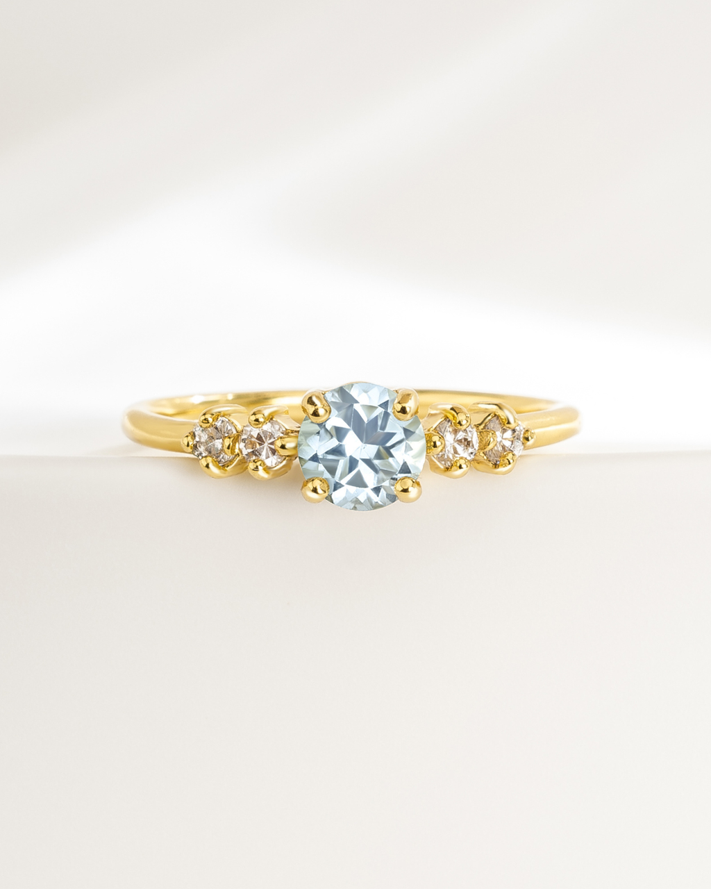 Blue Topaz Everyday Jewellery Gift Set in 18k Gold Vermeil