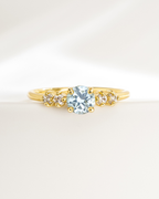 Blue Topaz Everyday Jewellery Gift Set in 18k Gold Vermeil