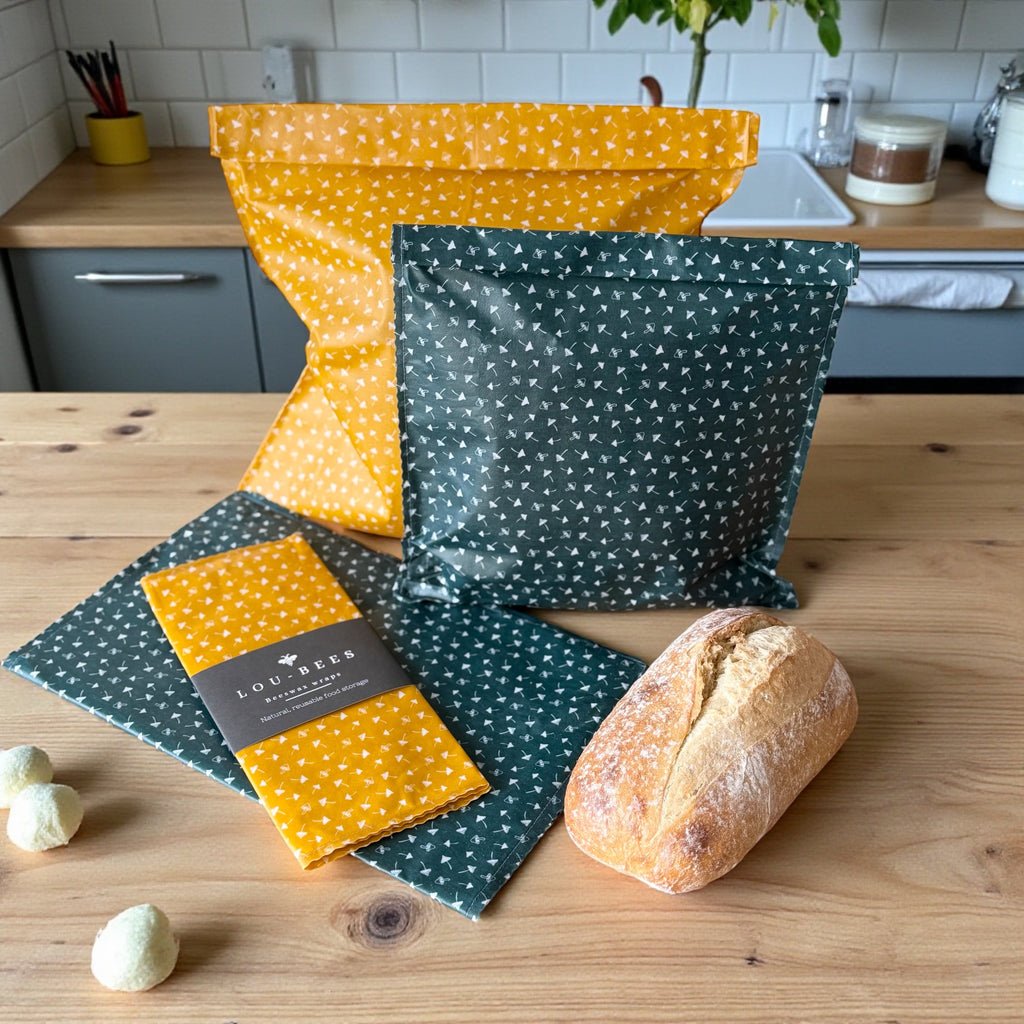 THE Beeswax Bag - Toadstool Forest Green