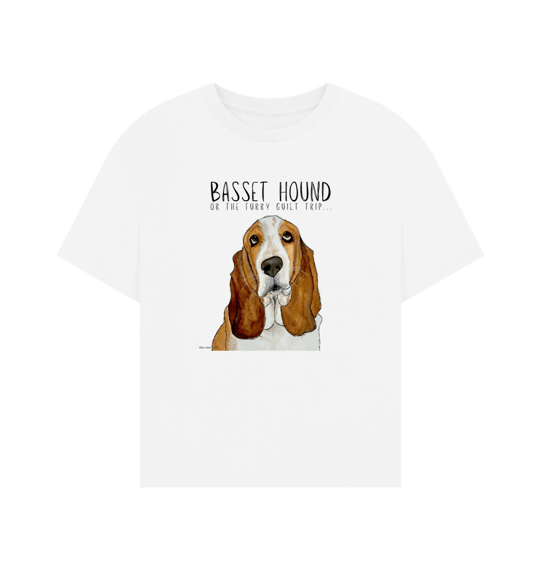 Basset Hound Women’s Relaxed Fit T-Shirt: Wear Your Guilt with Style!