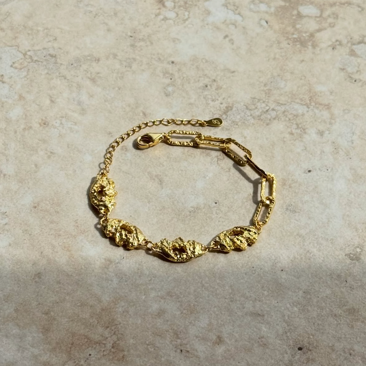 Molten Chain Link Bracelet